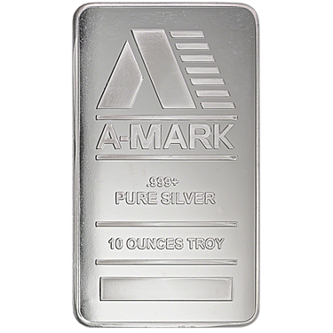 Silver A-Mark Bar - 10 oz